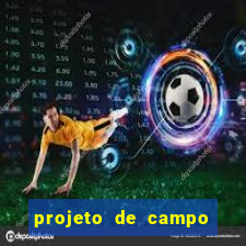 projeto de campo de futebol em cad